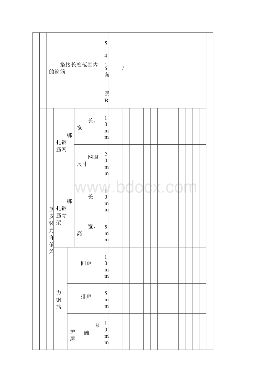 钢筋安装工程检验批质量验收记录Word下载.docx_第3页