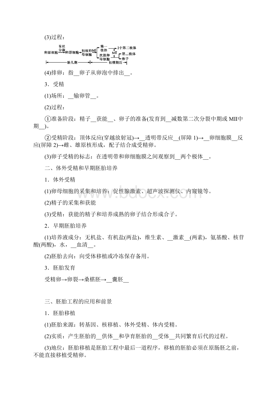 高考生物讲义含试题答案解析胚胎工程.docx_第2页