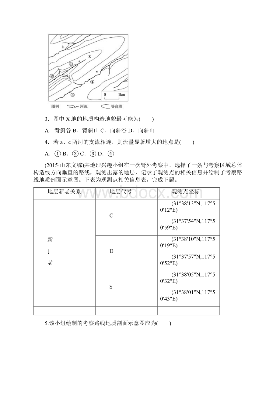 高考地理 考前三个月冲刺 专题4 地表变化及影响练习.docx_第2页