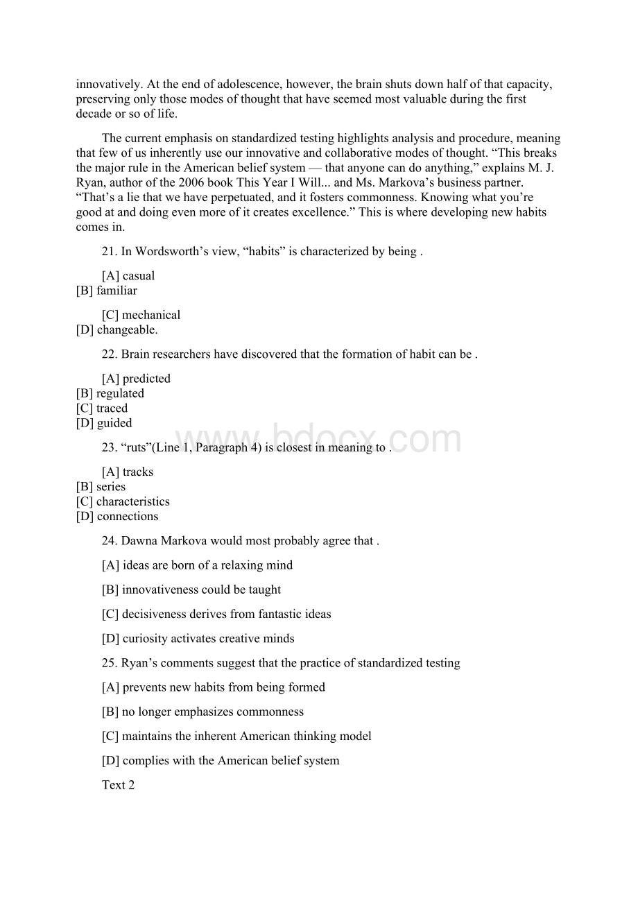 英语一真题Word格式.docx_第3页