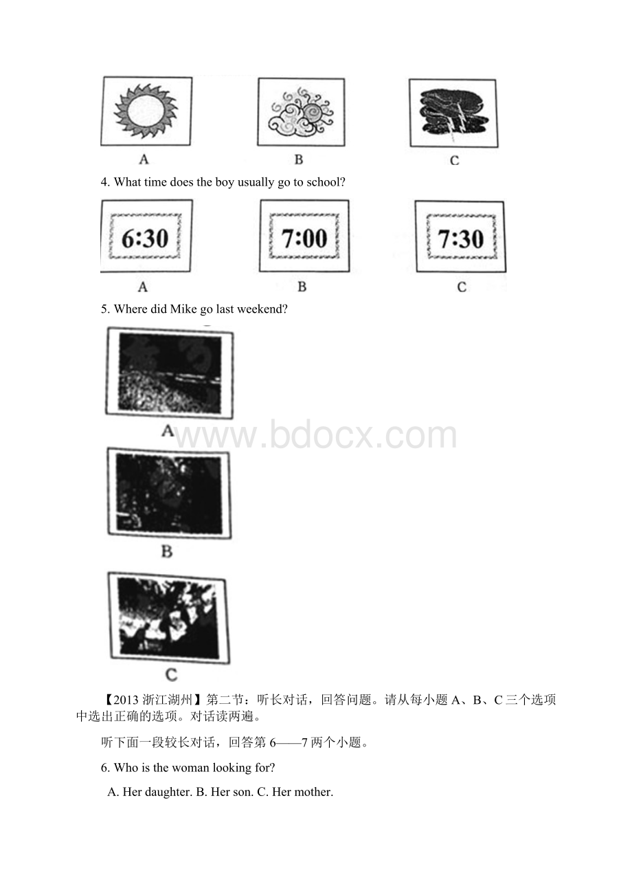 中考英语浙江湖州word版及答案Word文件下载.docx_第2页