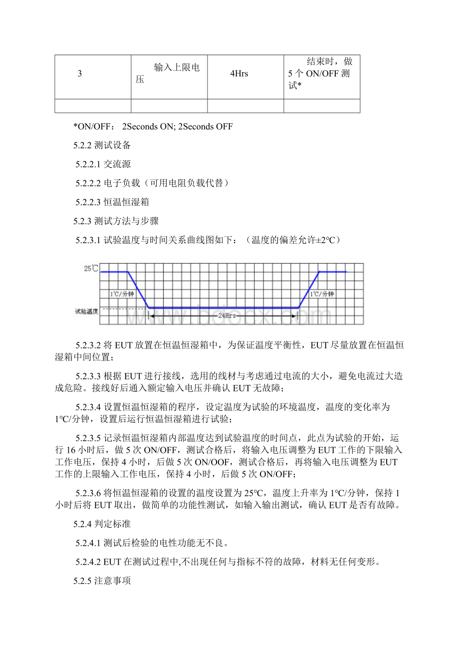 开关电源环境可靠性测试规范Word文件下载.docx_第3页