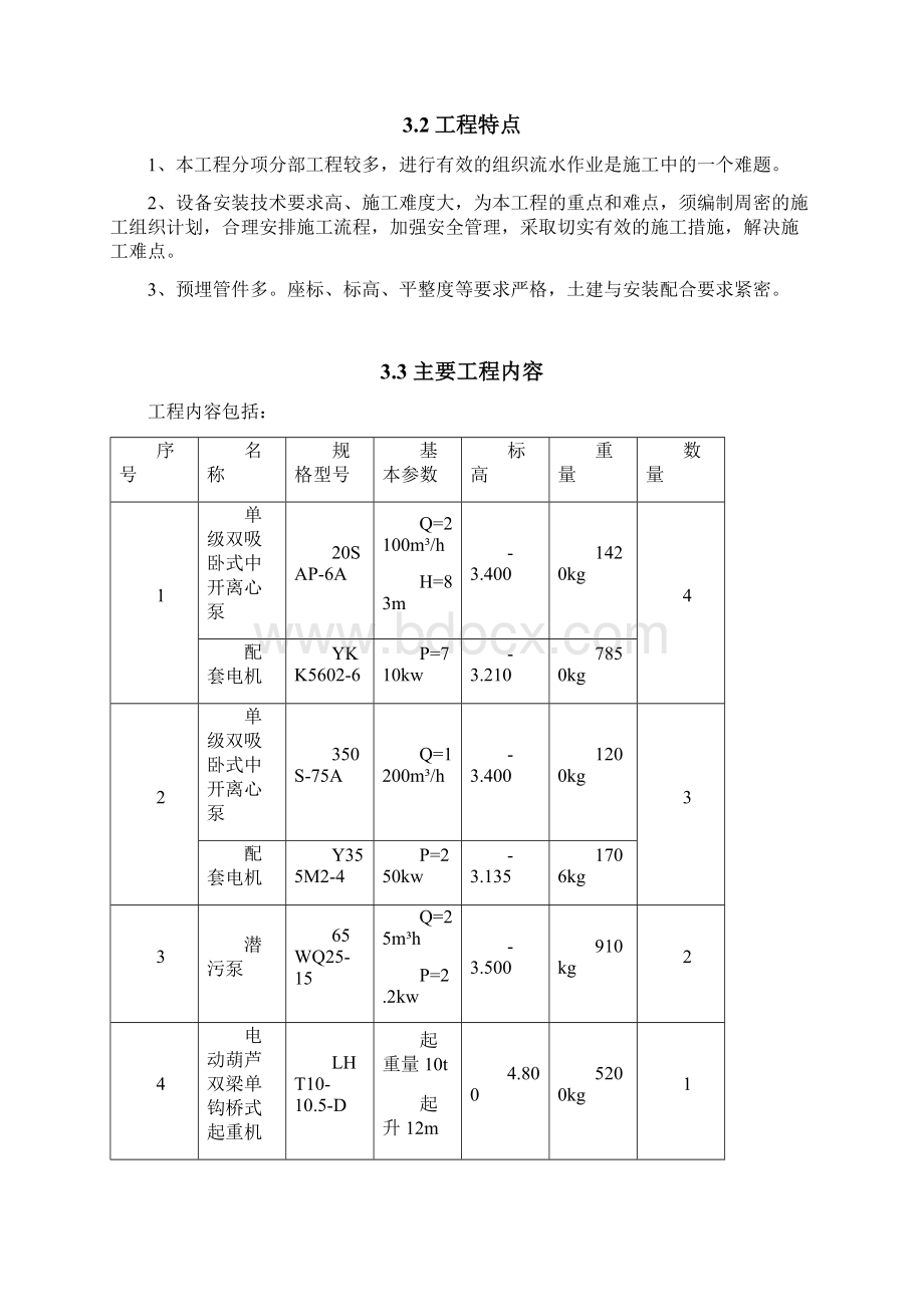 泵房设备安装施工方案.docx_第3页