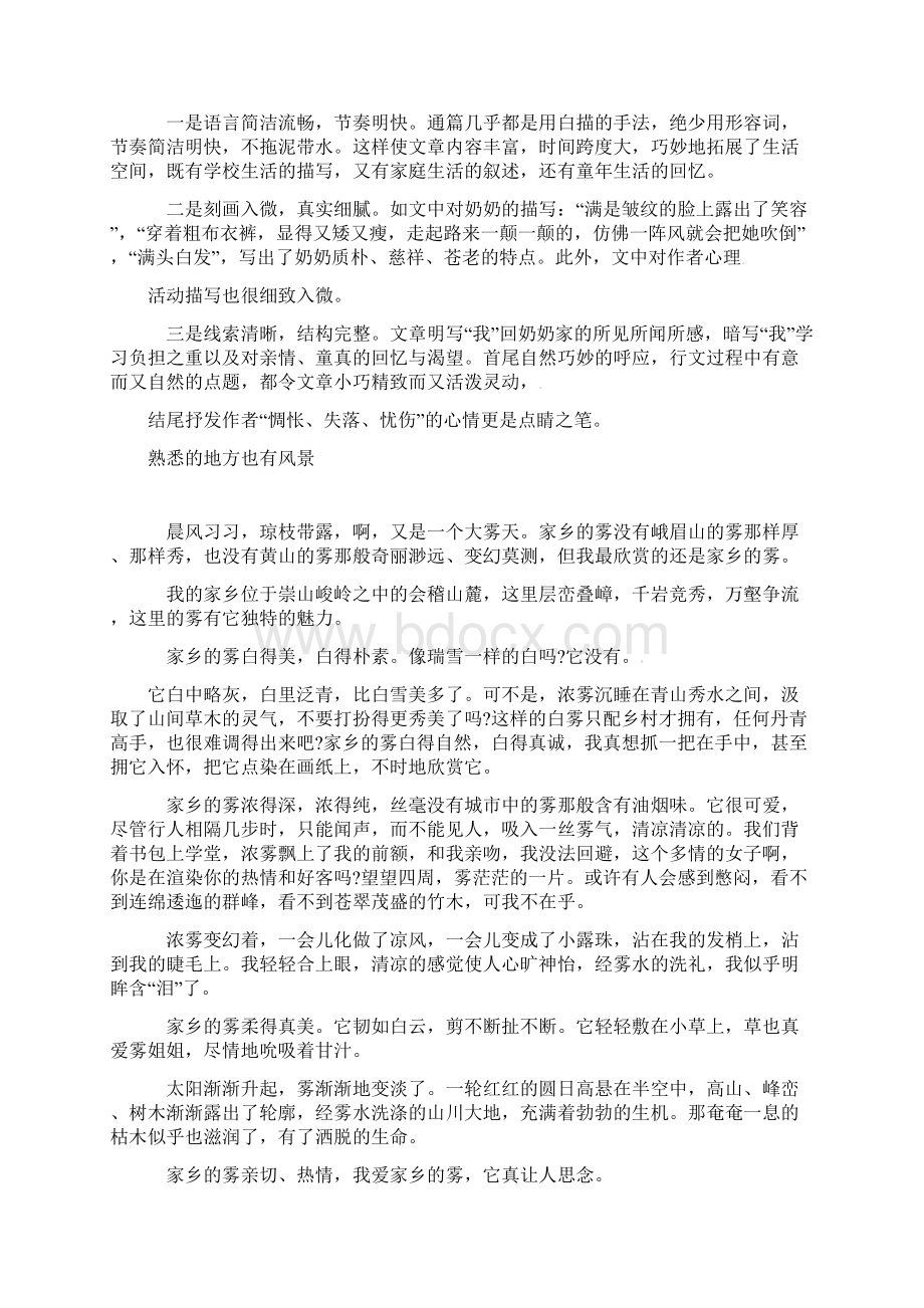 全国中考满分作文汇总及简评17篇Word文档格式.docx_第3页