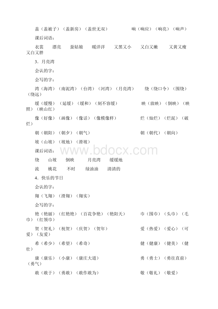 苏教版语文二年级下册生字及组词扩词1.docx_第3页