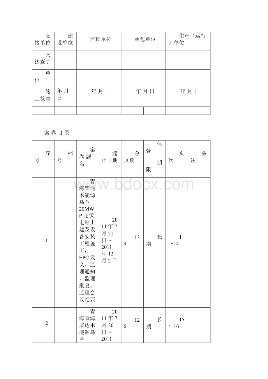 全套档案资料验收合格证Word格式.docx_第3页