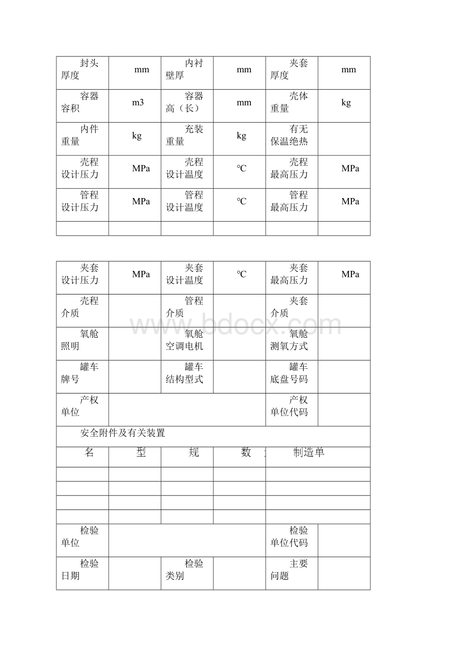 压力容器注册登记表及填写说明Word文档格式.docx_第2页