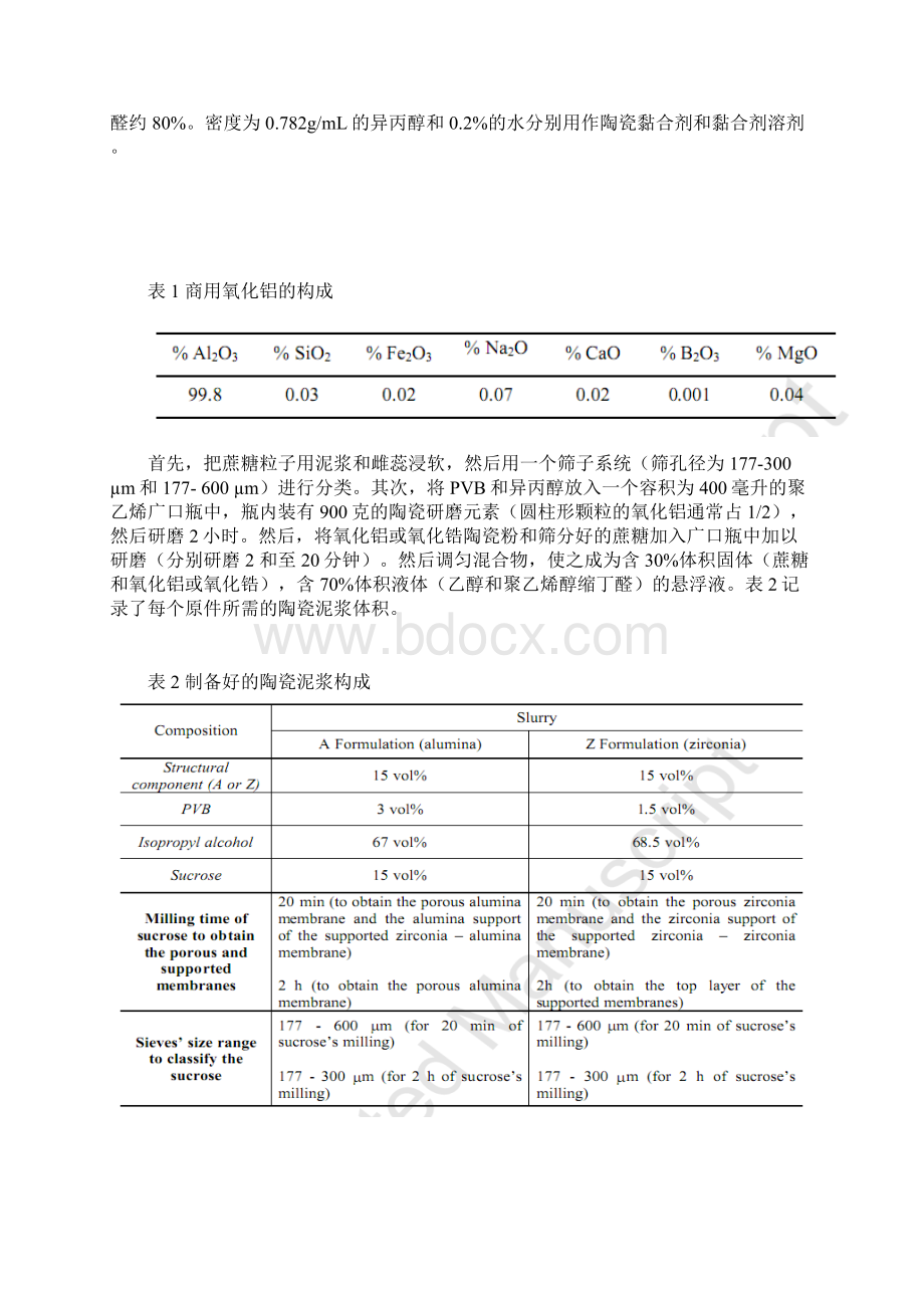 给水 外文翻译 等静压法超微滤陶瓷膜的制造和特点.docx_第3页