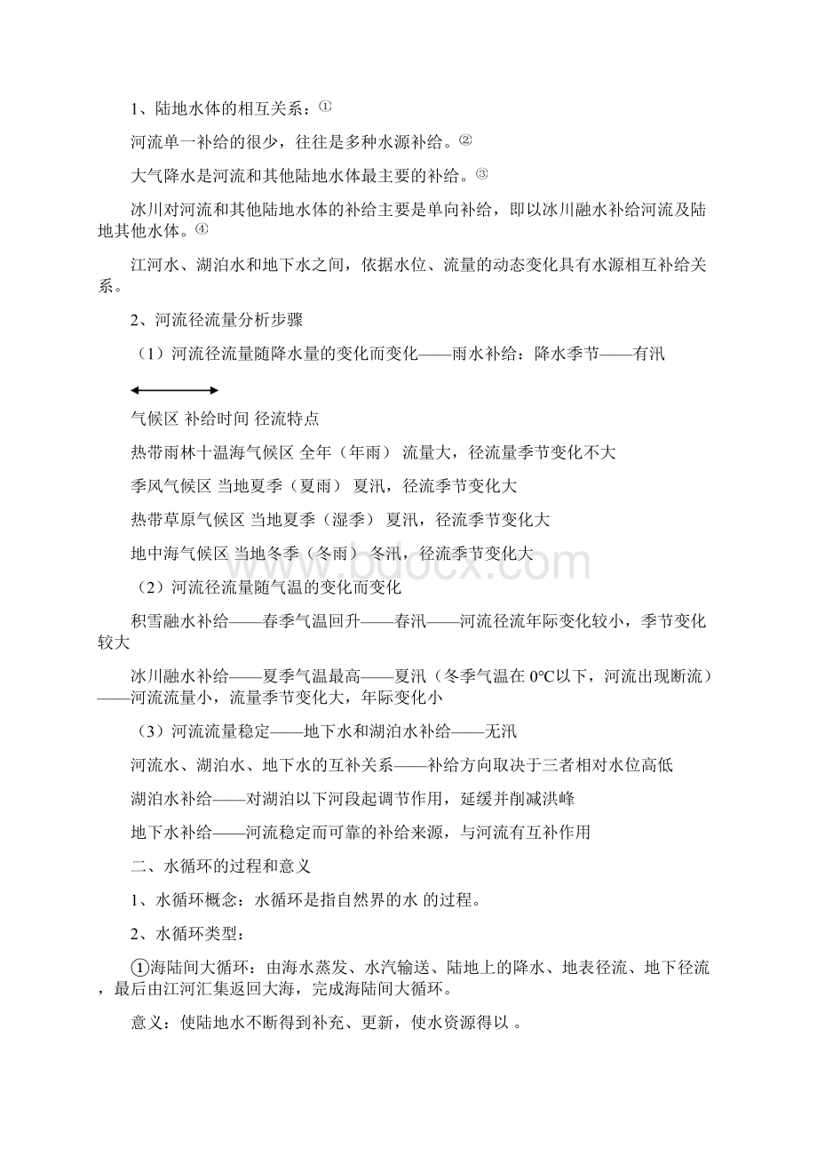 31自然界的水循环学案老师.docx_第3页