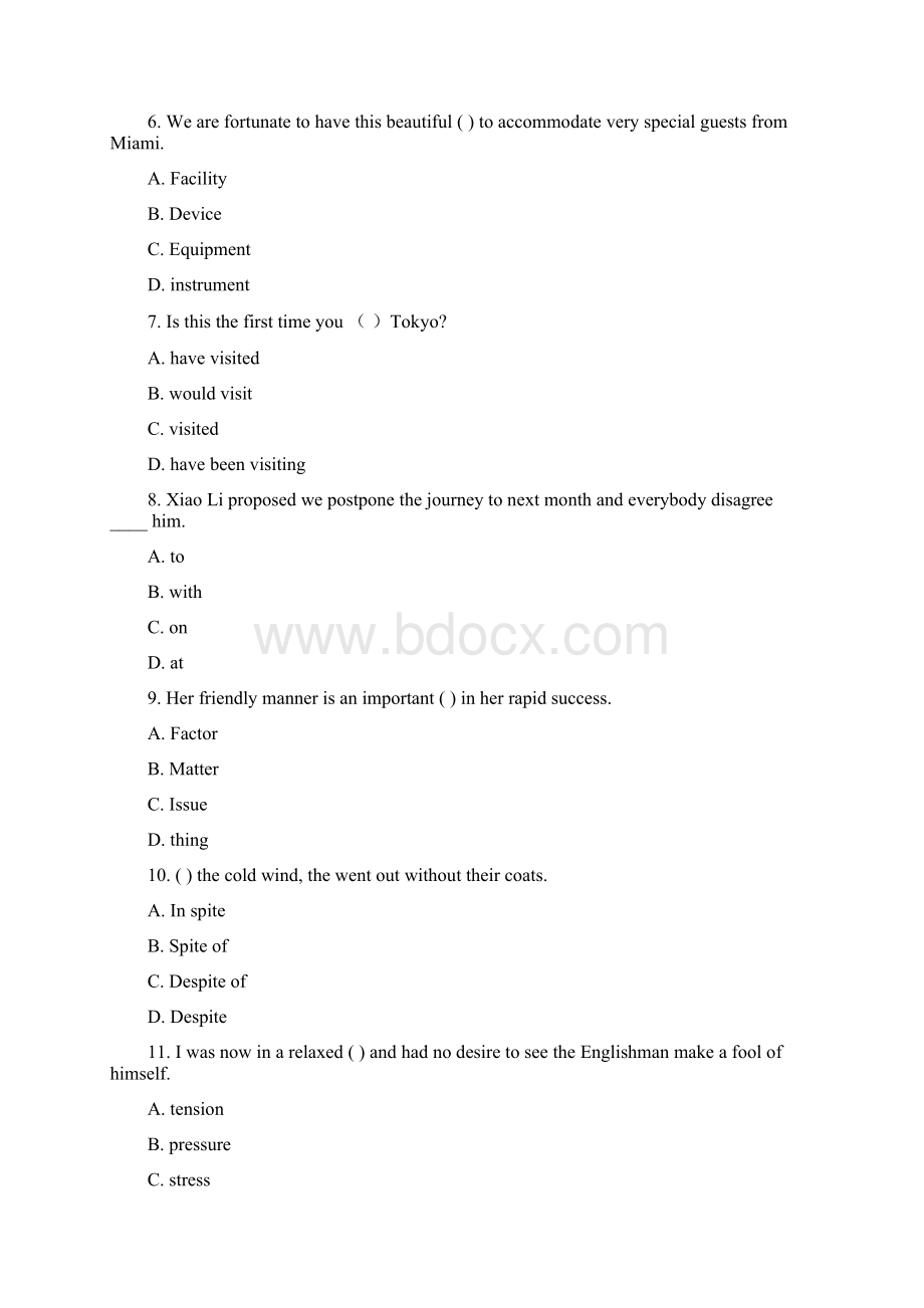 份考试大学英语2第二次作业doc.docx_第2页