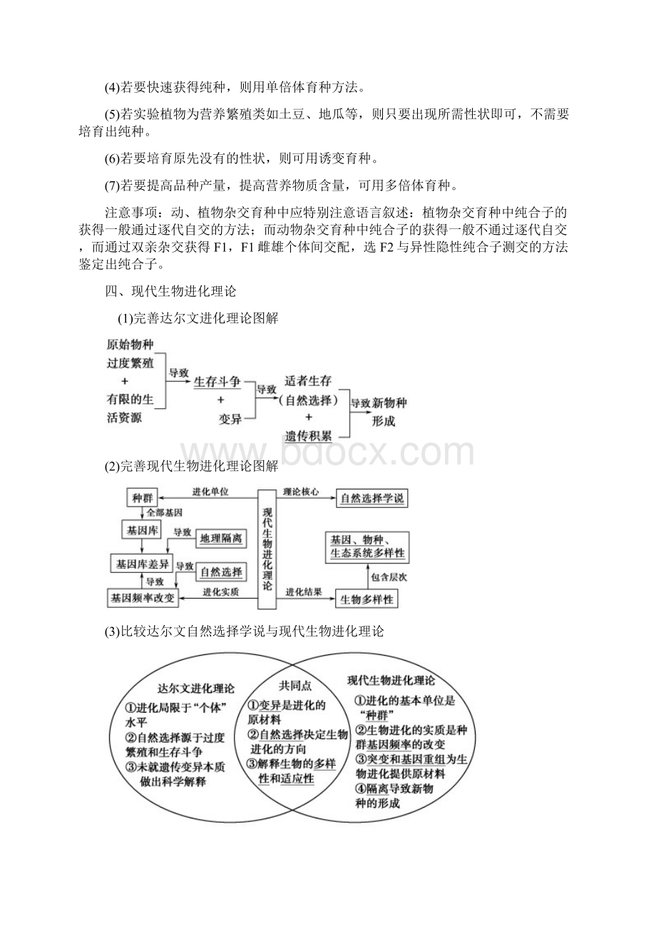 届二轮复习专题08变异进化与育种教案适用全国.docx_第3页