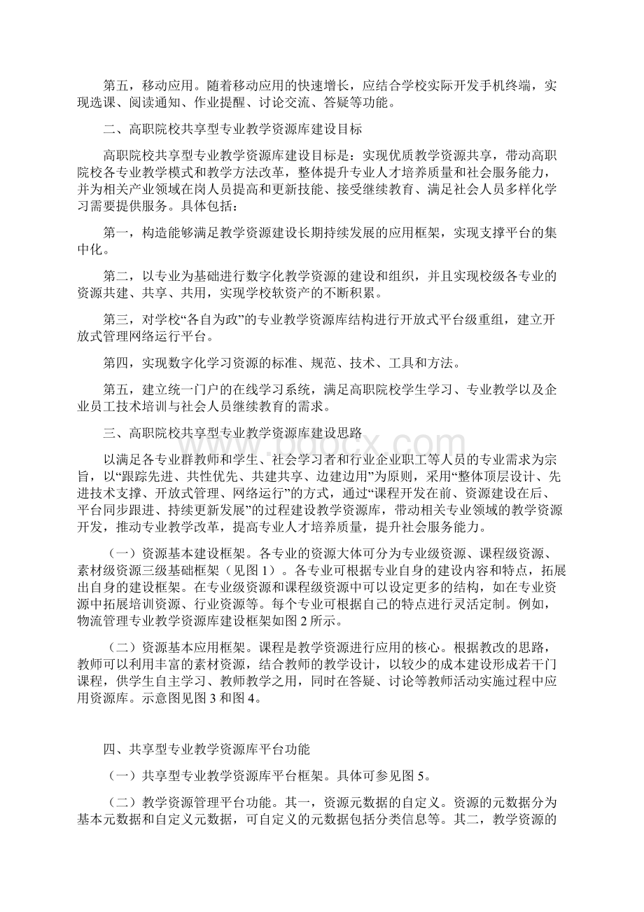 高职院校共享型专业教学资源库规划建设探索Word文档格式.docx_第2页