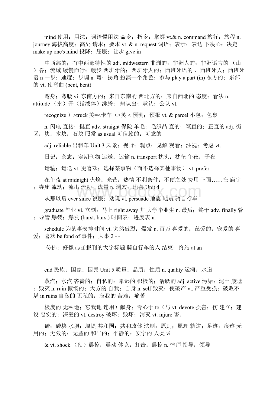 人教版高中英语必修单词大全Word文档下载推荐.docx_第2页