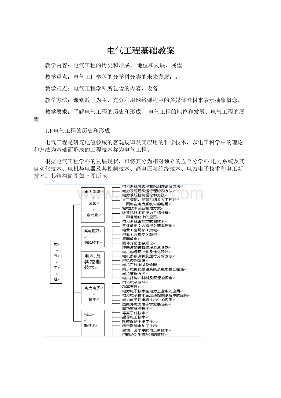 电气工程基础教案.docx