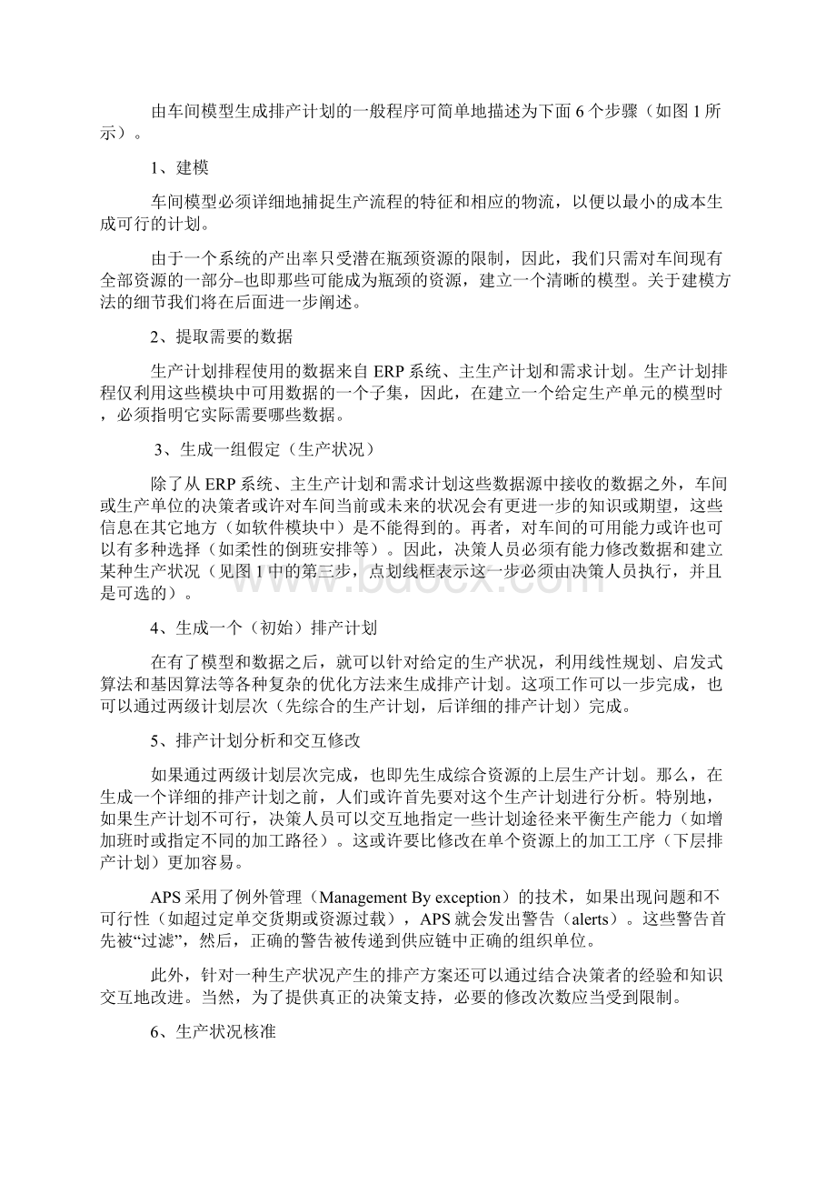 高级计划清单系统APS中生产计划清单排程Word格式.docx_第2页