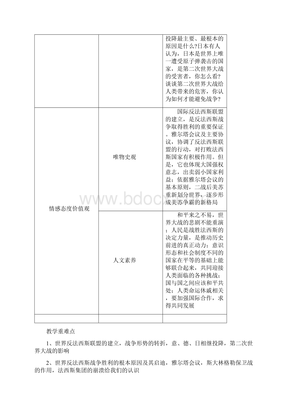 历史与社会人教九年级上册新编《世界反法西斯战争的转折与胜利》教案.docx_第2页