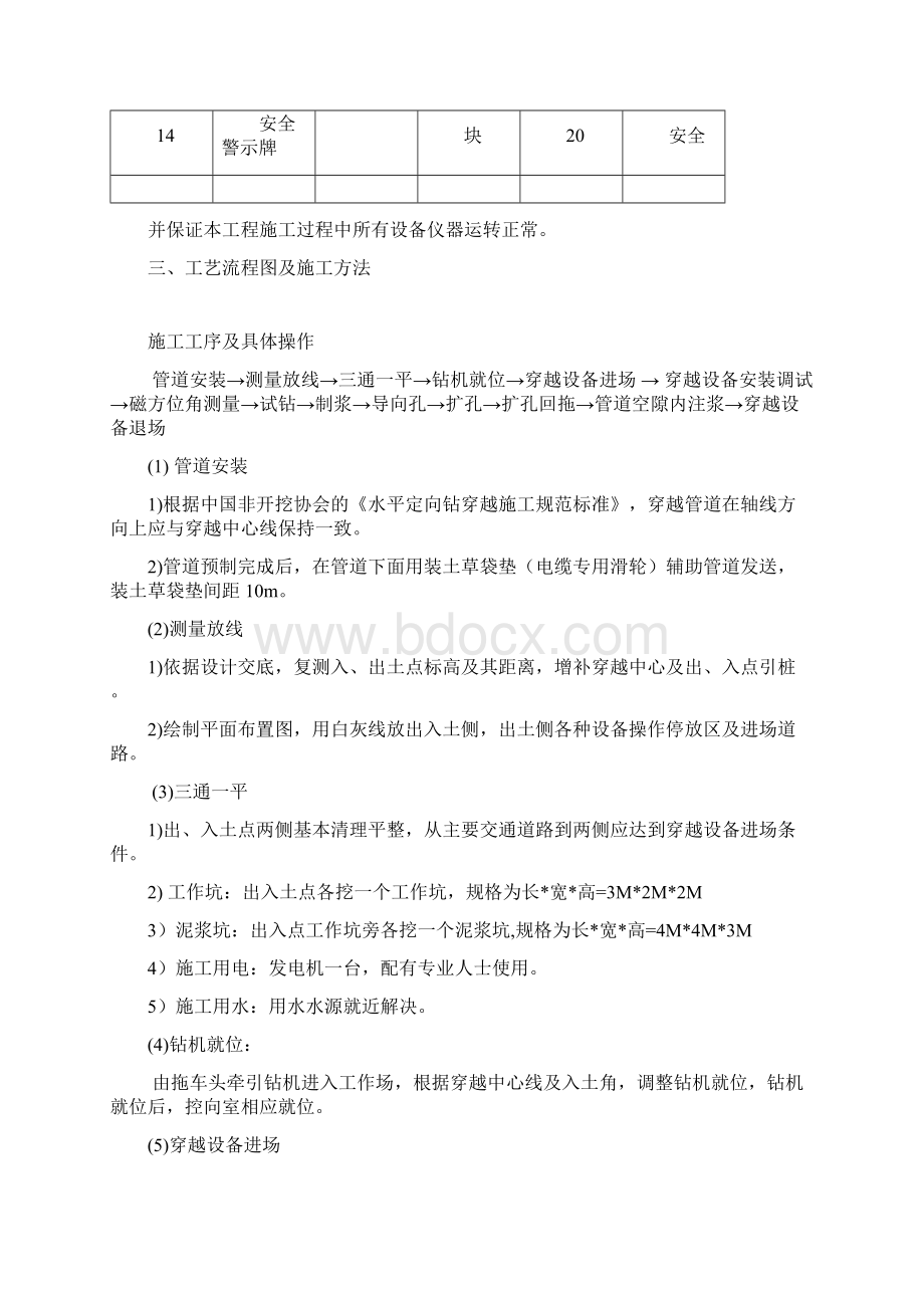 管道定向钻穿越专项施工方案Word格式.docx_第3页