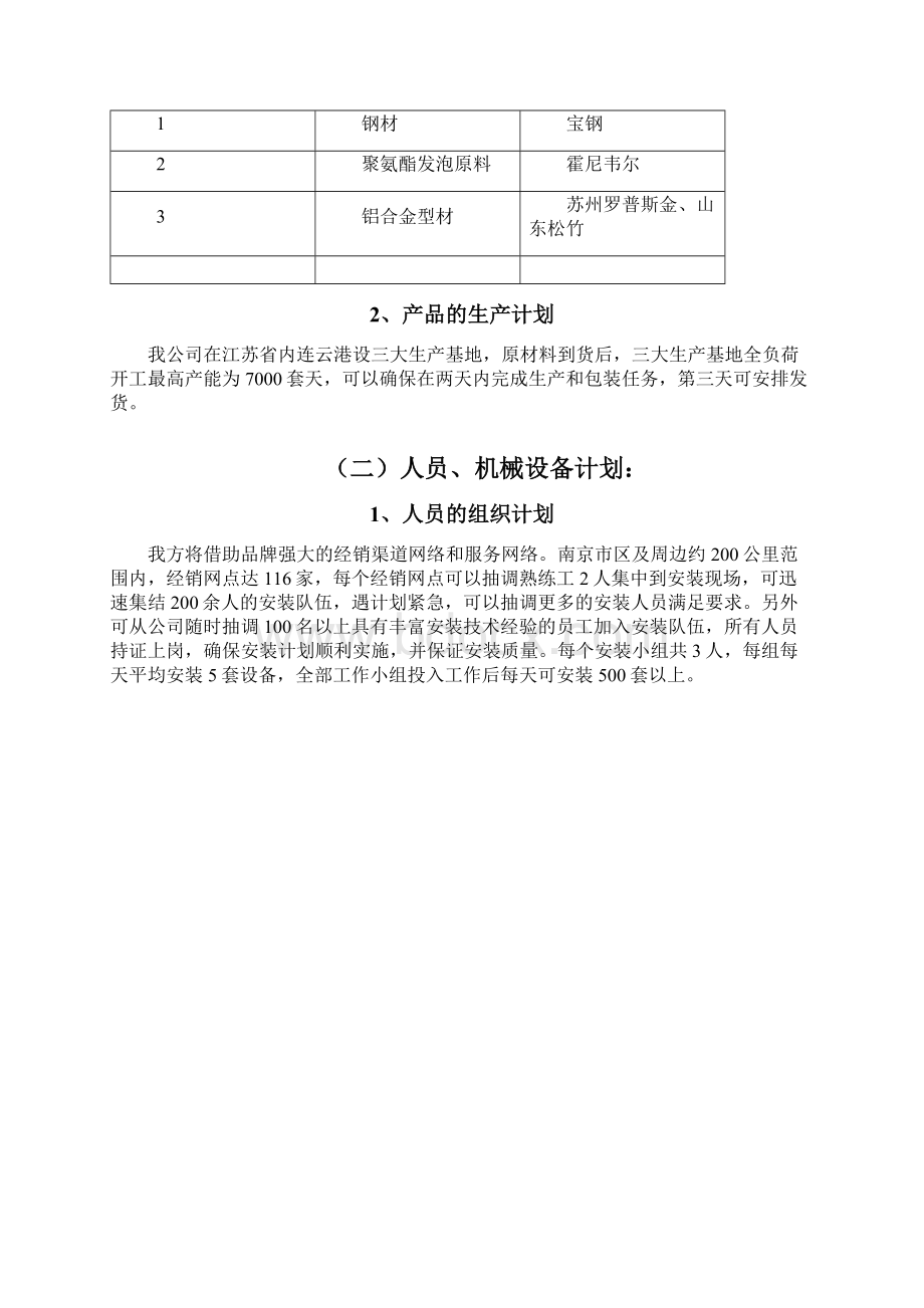 西善桥岱山片区保障性住房 908 套阳台式太阳能热水器工程施工组织设计方案Word格式文档下载.docx_第3页