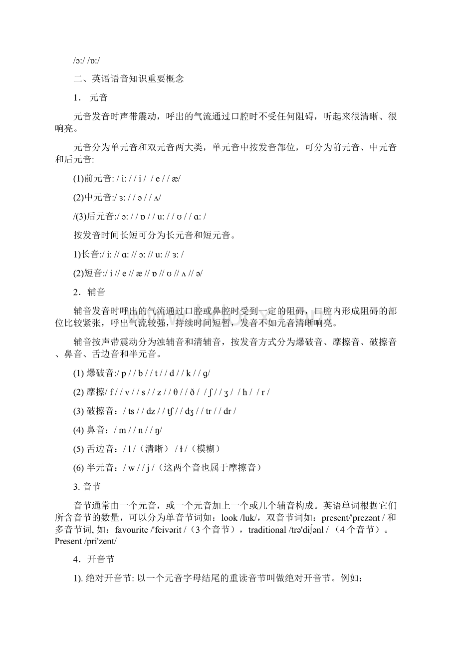 英语语音知识Word文档格式.docx_第2页