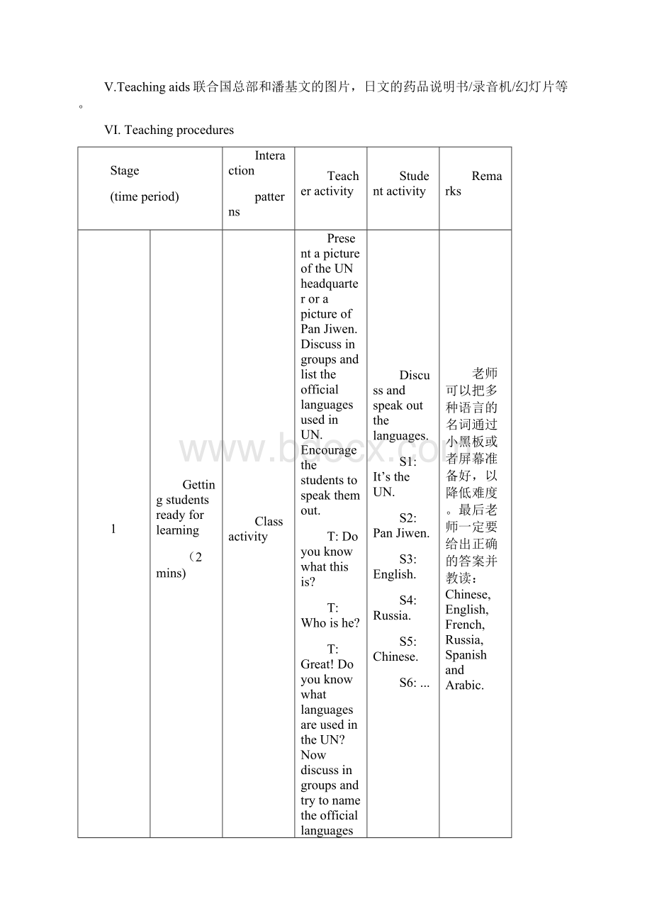 Unit 3English Around the World Topic 1 English is widely spoken throughout the worldSB公开课教案.docx_第2页