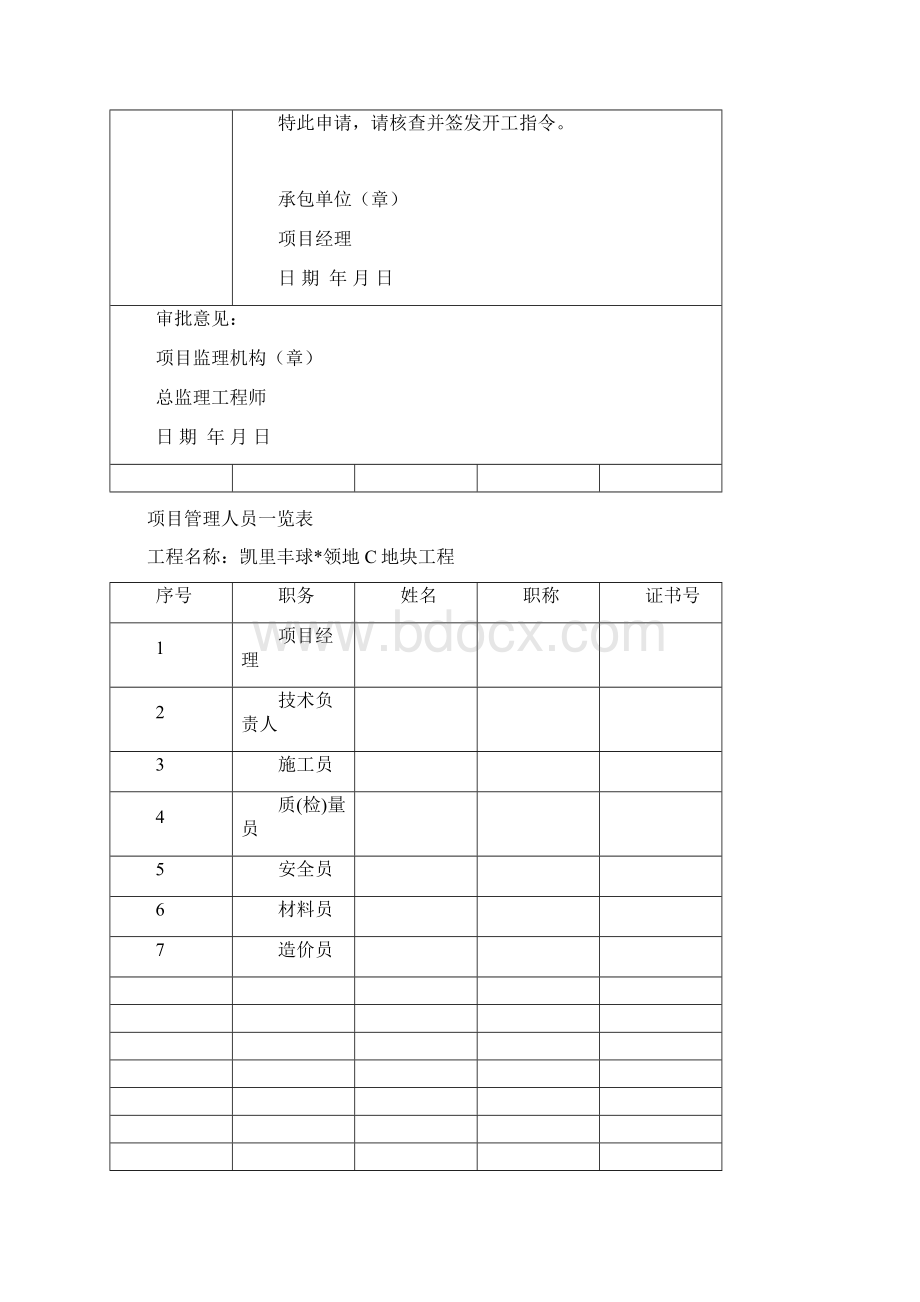 开工报审表及所附资料.docx_第3页