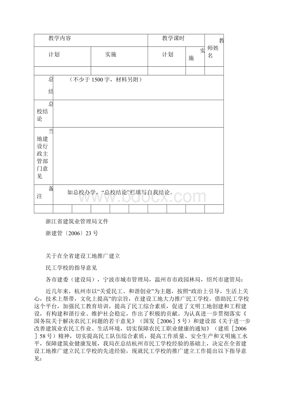 宁波市建筑业企业民工学校总校基本情况表.docx_第3页