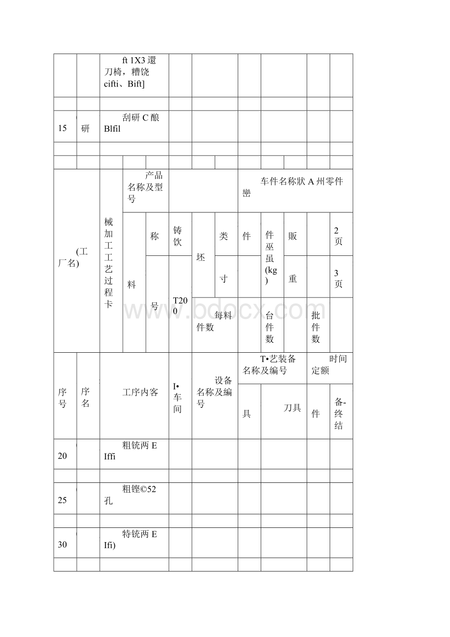 ca6140车床对开螺母加工工艺卡片新版.docx_第2页