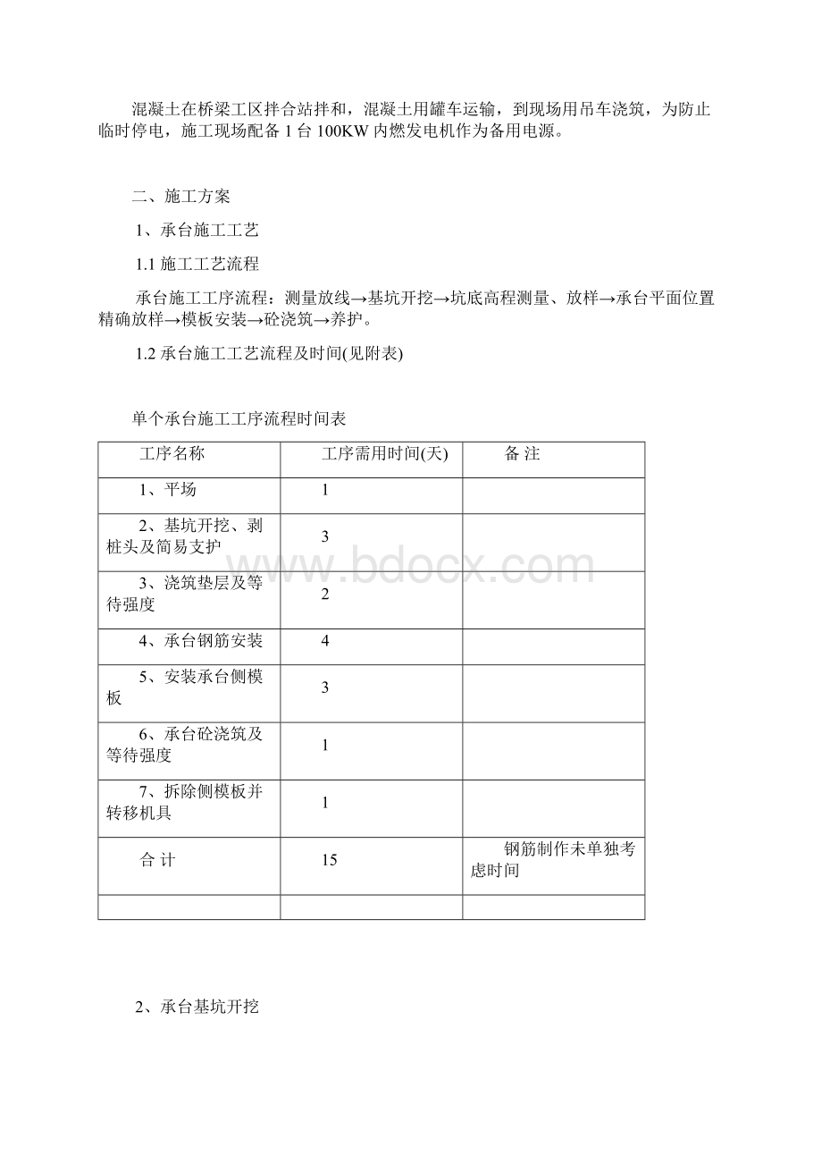 桥梁承台施工方案.docx_第2页