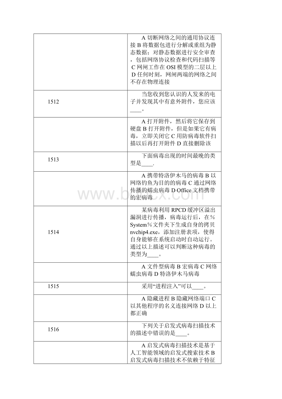 连云港信息技术安全答案文档格式.docx_第3页