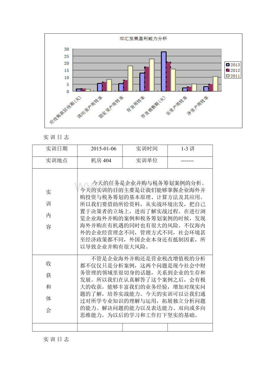 财务管理案例分析实训日志和报告.docx_第3页