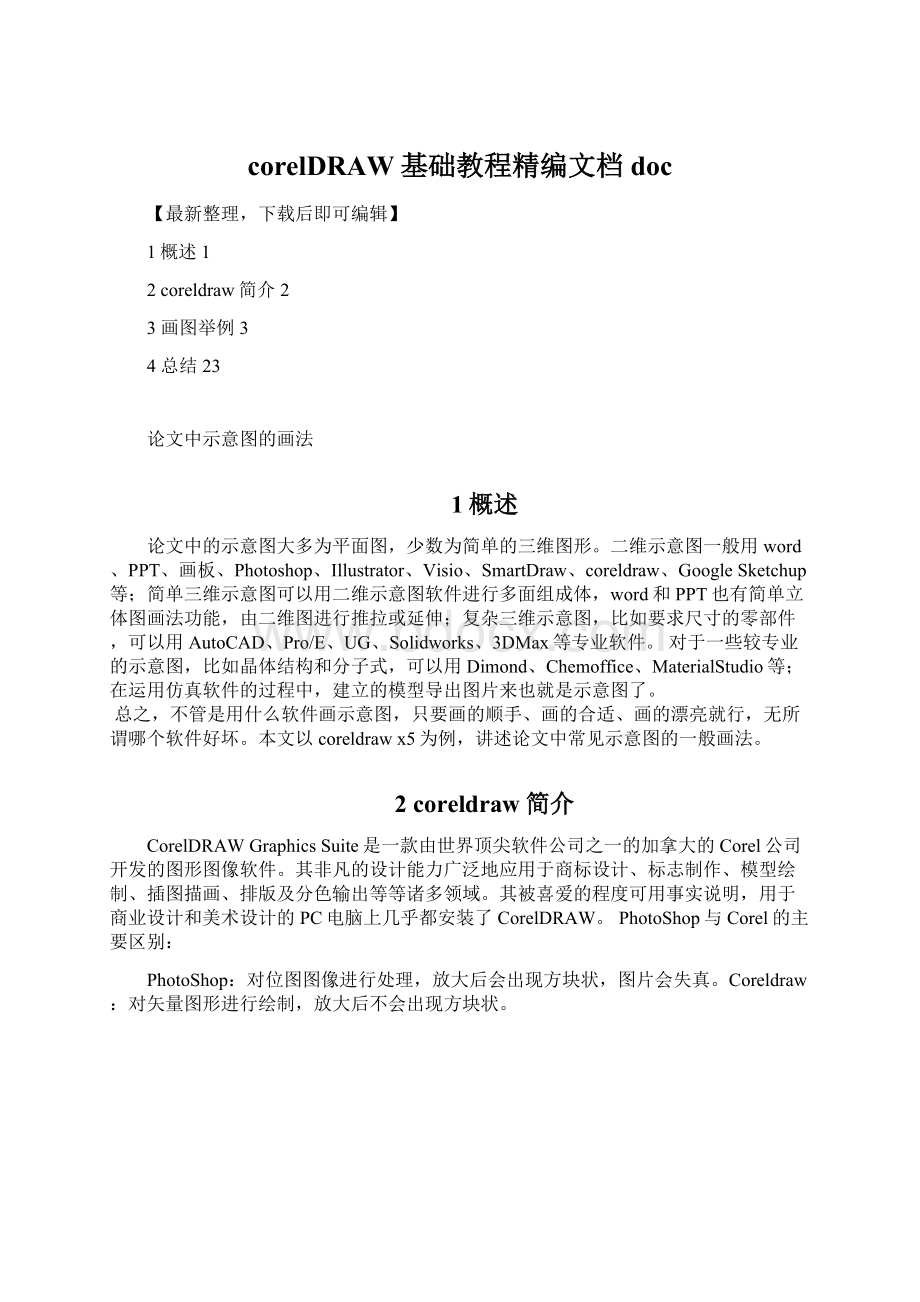 corelDRAW基础教程精编文档doc.docx_第1页