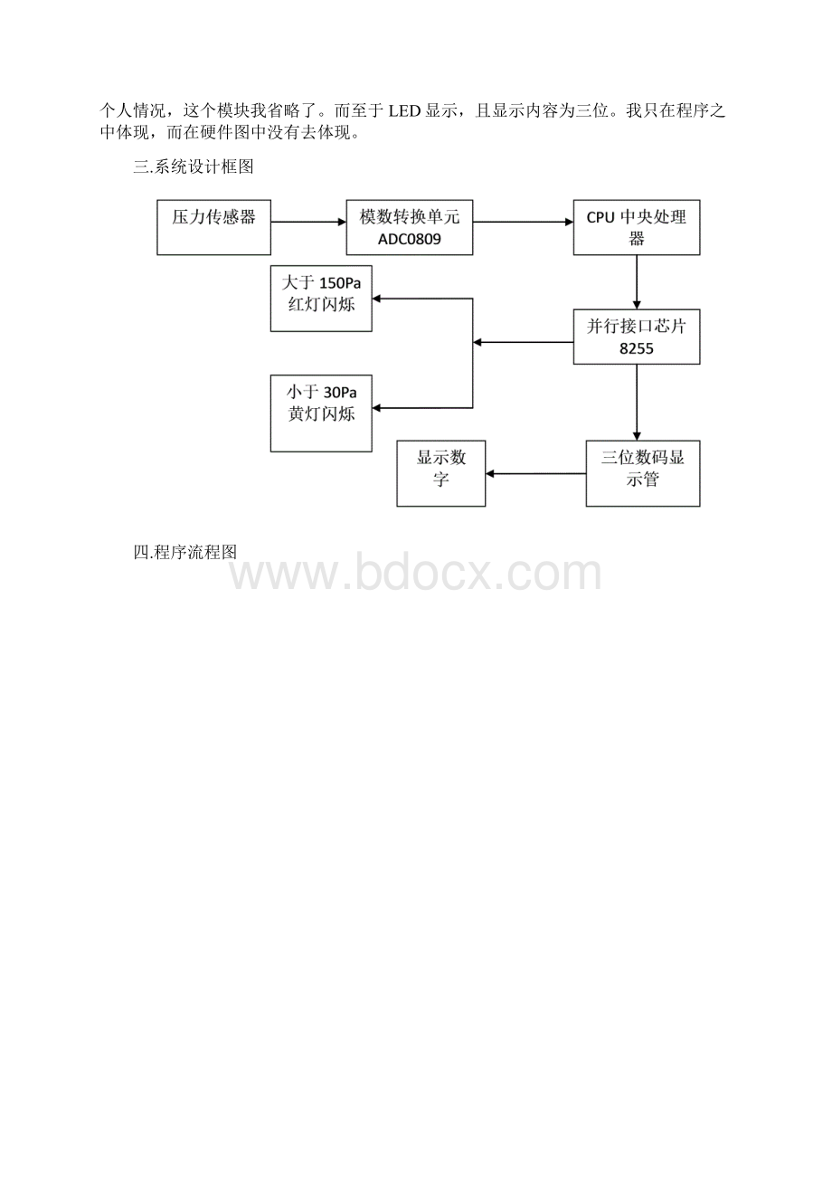 8086微机原理课程设计压力测量系统的设有硬件电路图计文档格式.docx_第3页