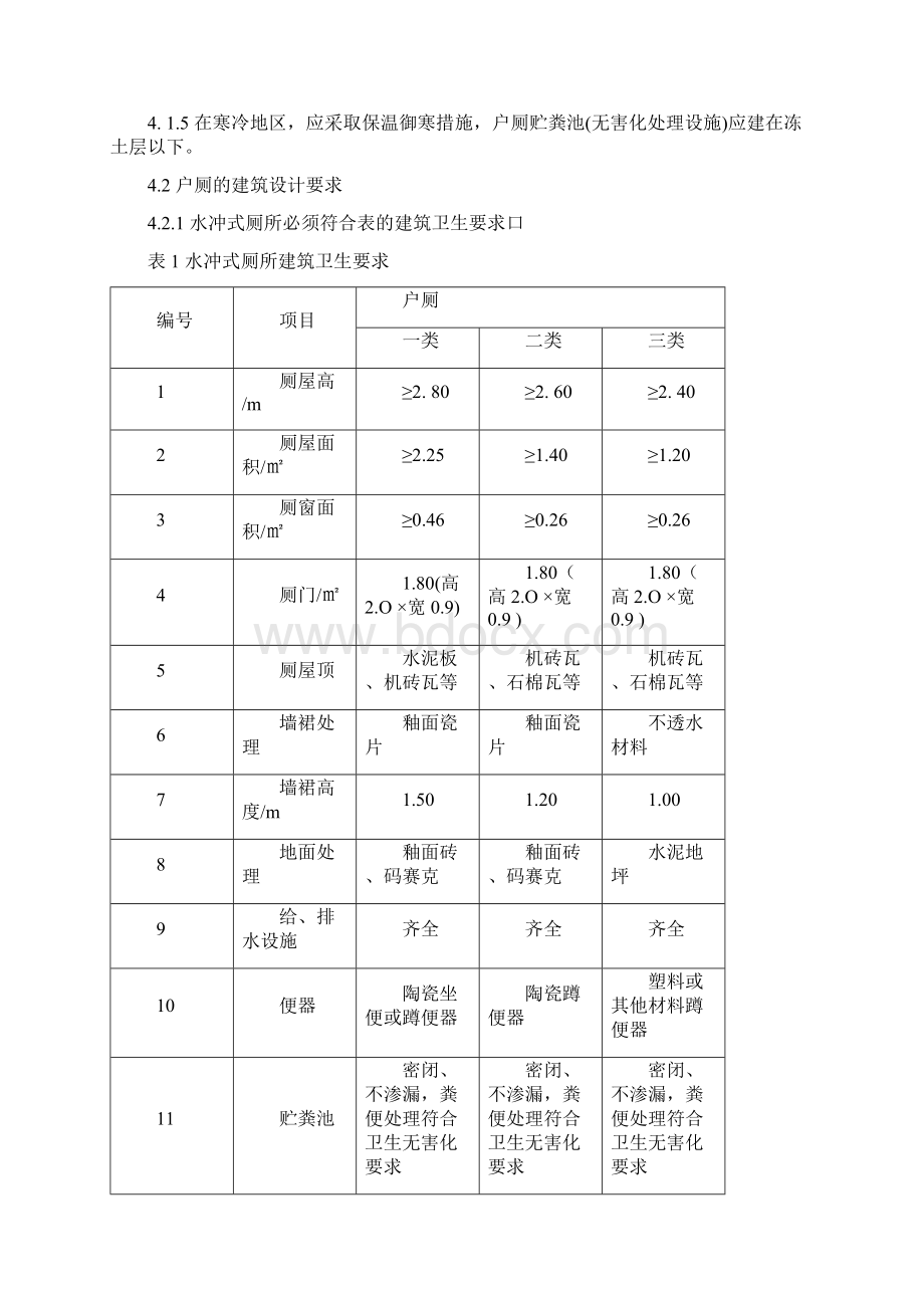 农 村 户 厕 卫 生 标 准Word格式文档下载.docx_第3页