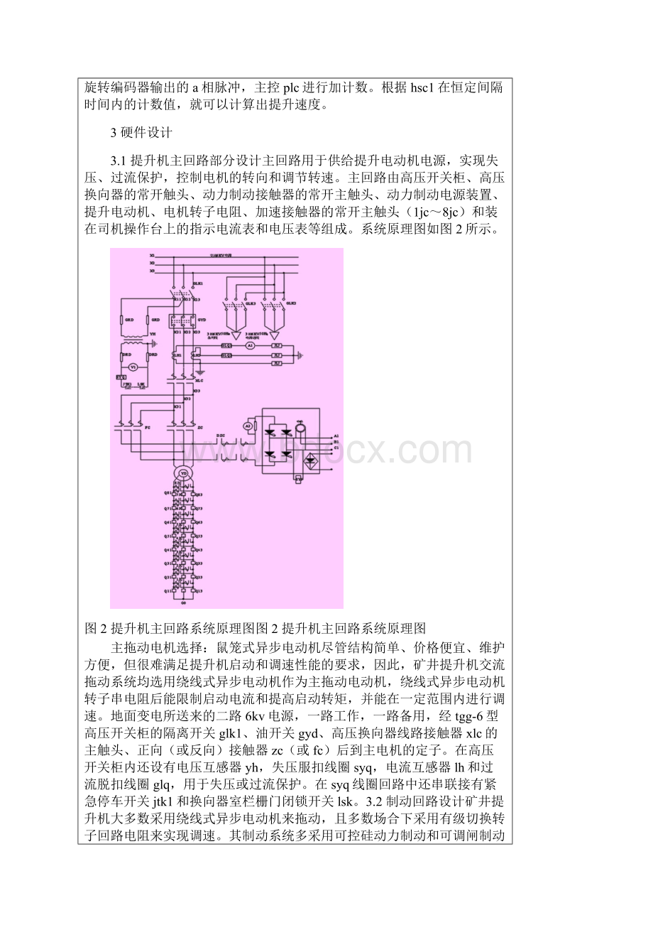 基于PLC的矿井提升机控制系统设计Word文档格式.docx_第2页