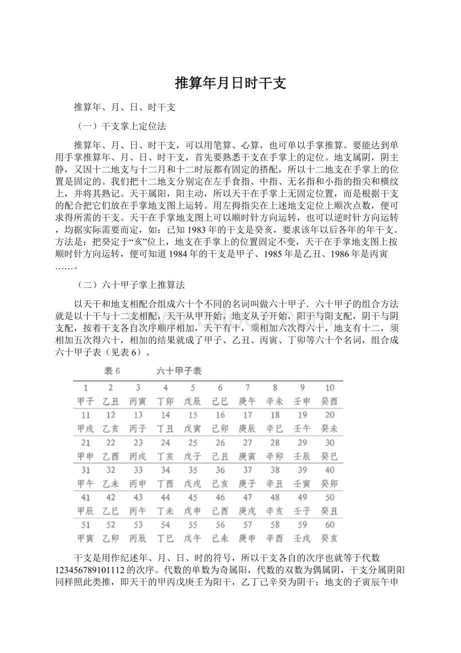 推算年月日时干支.docx_第1页