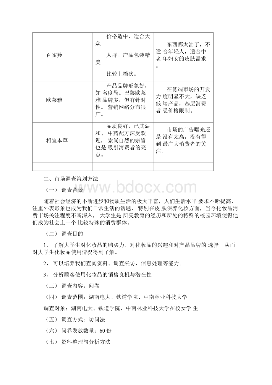 化妆品市场细分及市场定位分析报告文档格式.docx_第2页