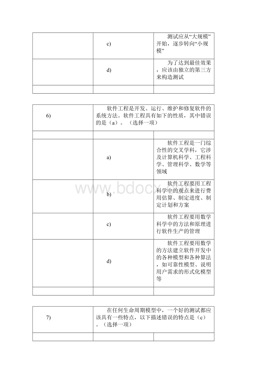 软件测试概论TS考试试题.docx_第3页