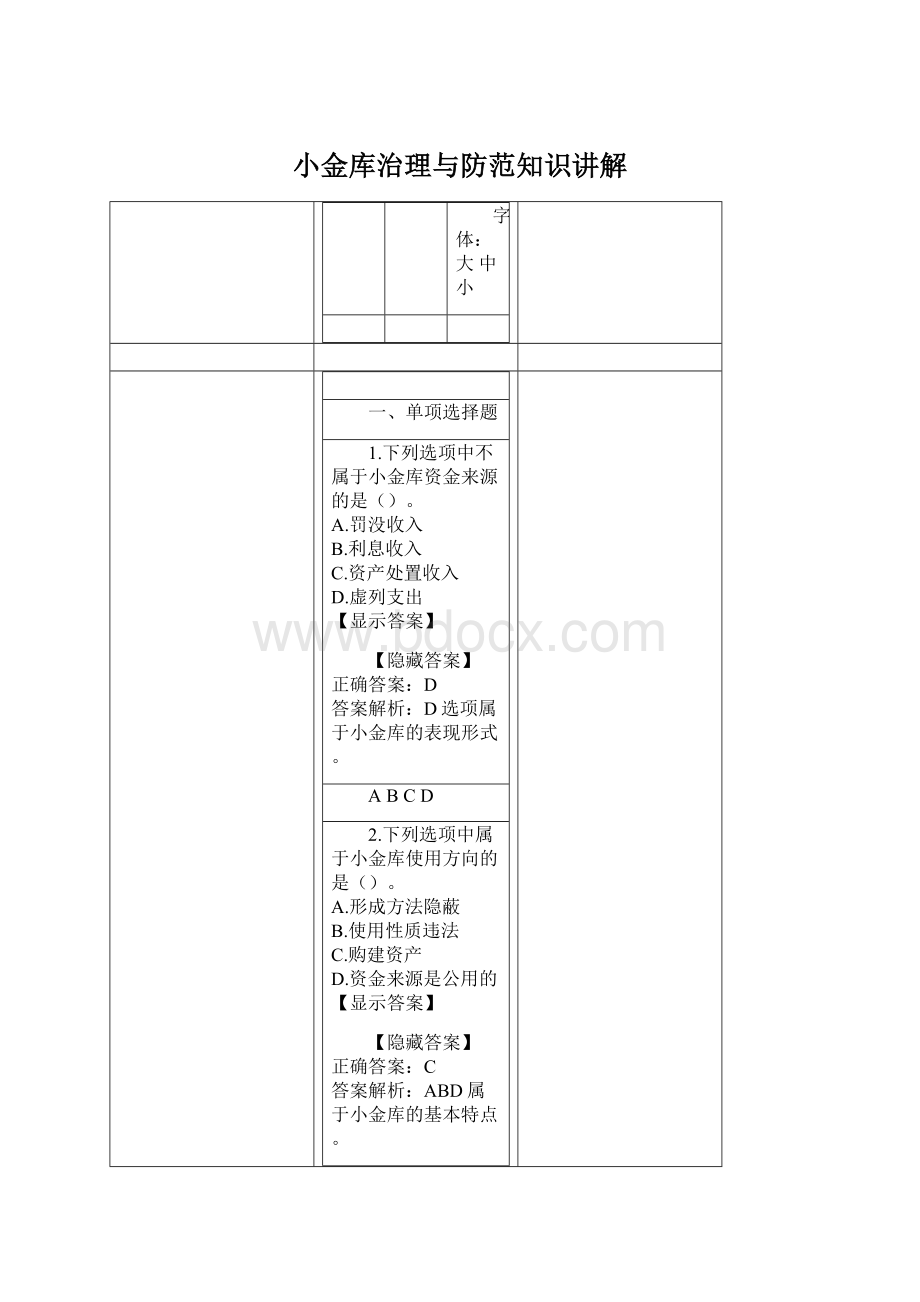 小金库治理与防范知识讲解.docx_第1页