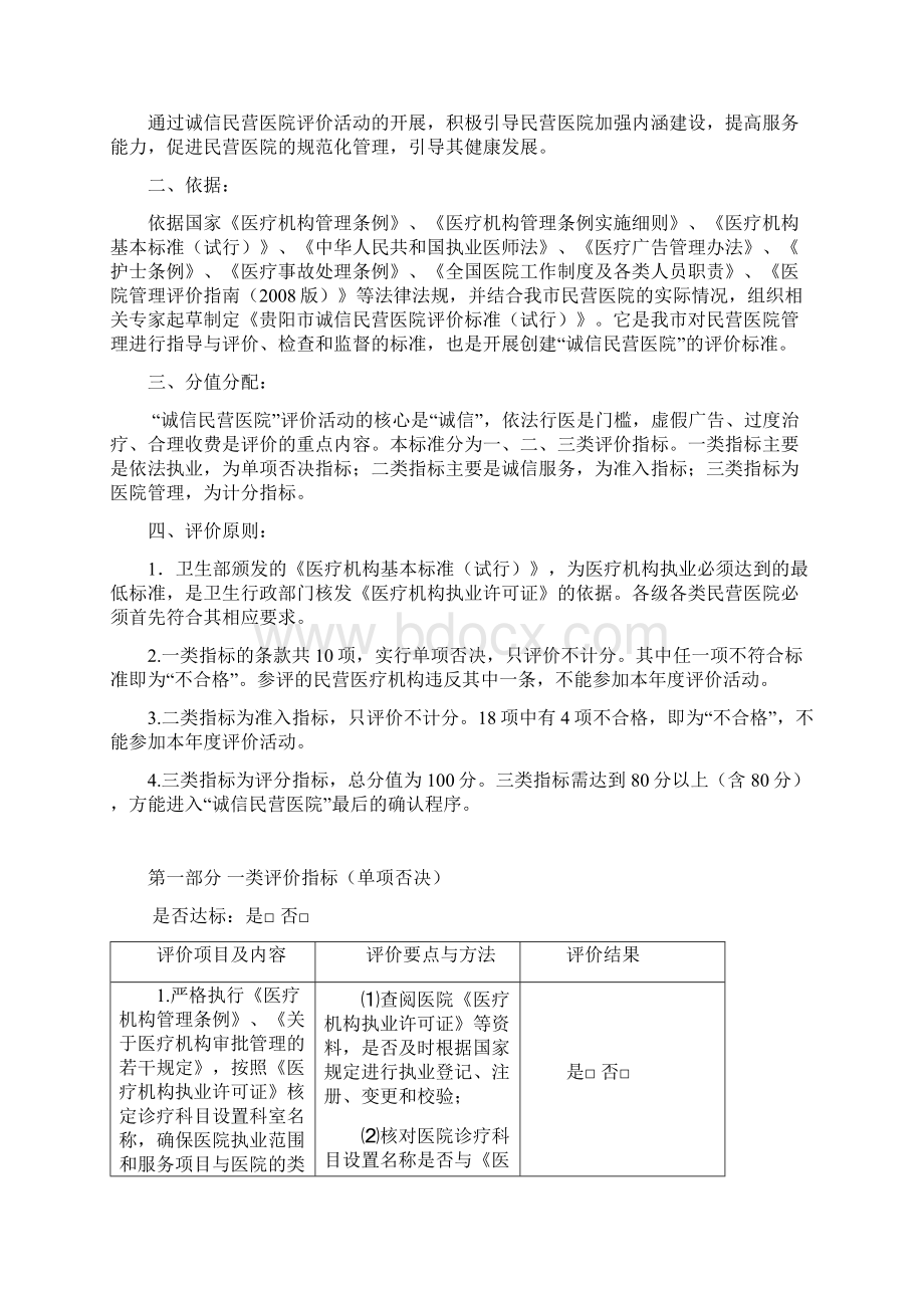 贵阳市诚信民营医院评价标准.docx_第2页