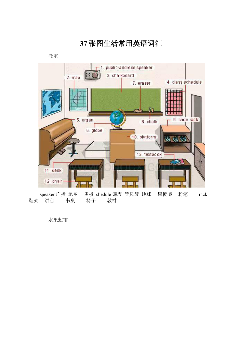 37张图生活常用英语词汇.docx_第1页