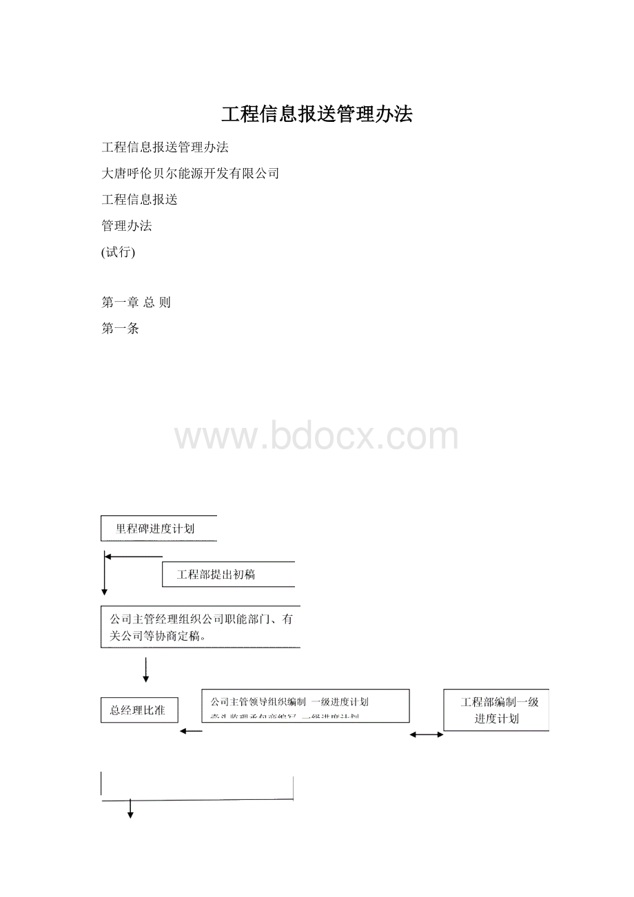 工程信息报送管理办法Word下载.docx