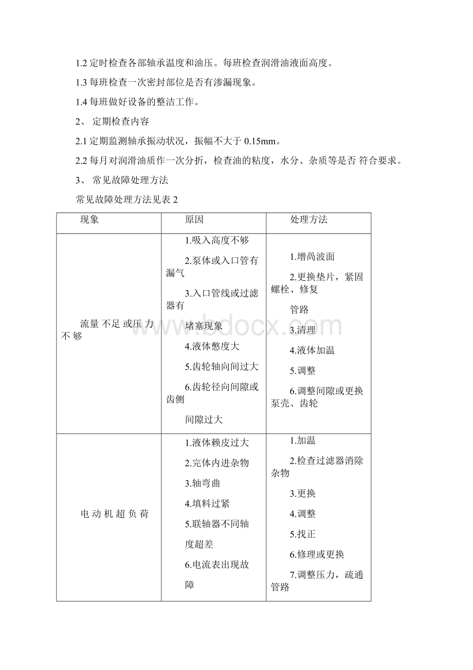 齿轮泵检修规程Word格式文档下载.docx_第3页