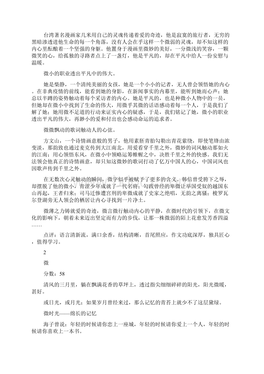 以微为题的优秀例文精校WORD版.docx_第2页