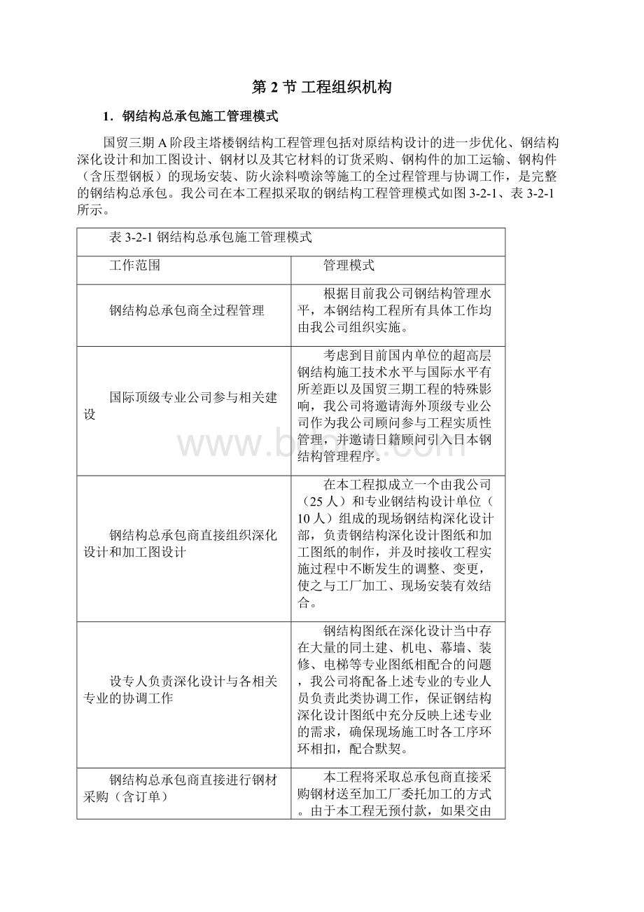 施工总体部署钢结构工程.docx_第2页