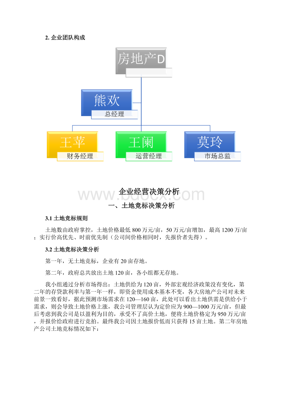 商业银行模拟经营沙盘实验报告房地产D企业.docx_第3页