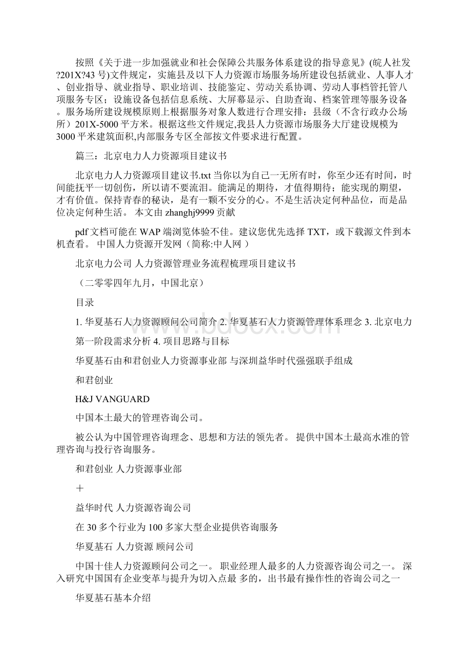 最新人力资源项目建议书优秀word范文 12页文档格式.docx_第3页