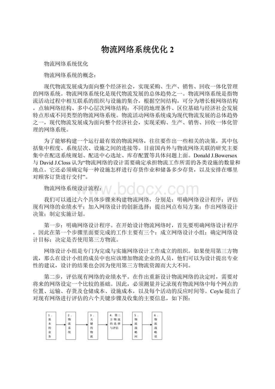 物流网络系统优化2.docx_第1页