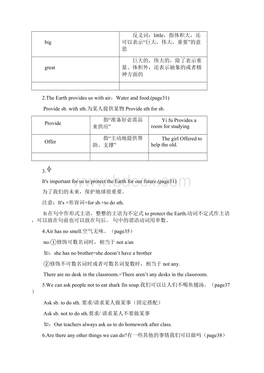 牛津版七年级上册 unit3 The earth 同步教案.docx_第2页