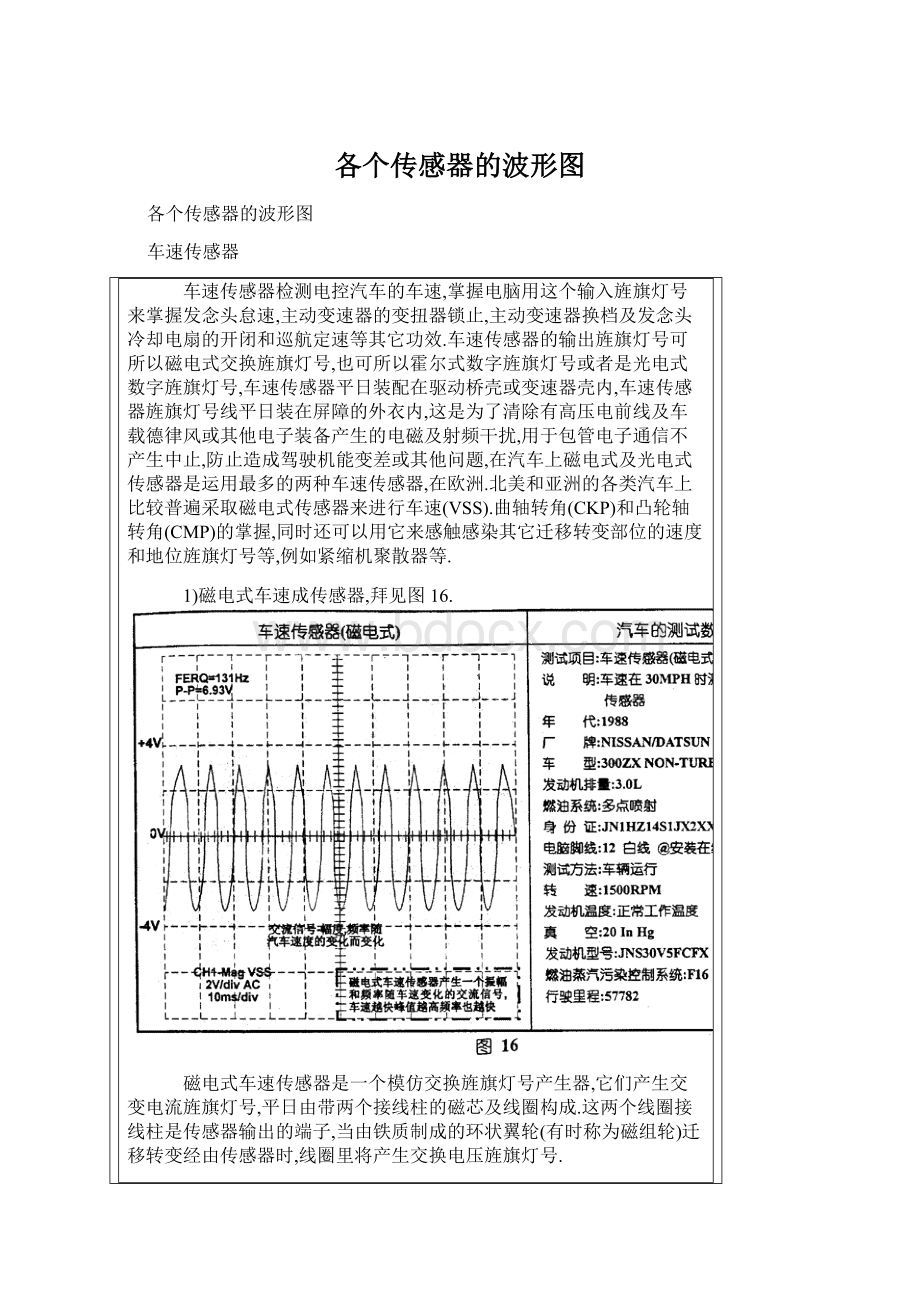 各个传感器的波形图.docx_第1页