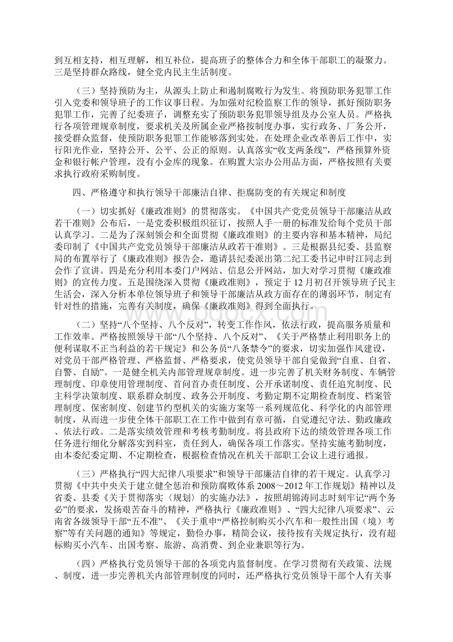 县工信局反腐倡廉建设工作总结.docx_第3页